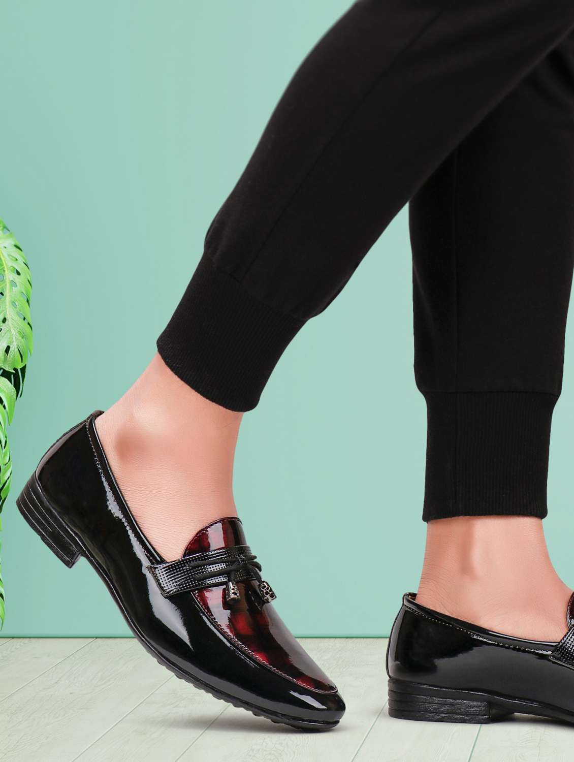 black slip on shoe - 19408513 -  Standard Image - 2