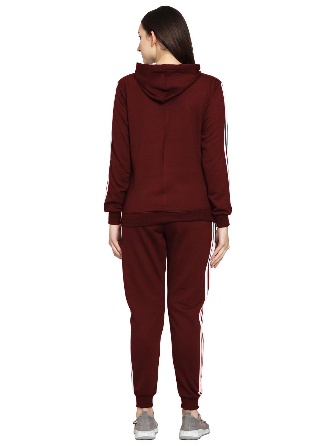 red fleece active wear set - 19408830 - Standard Image - 2