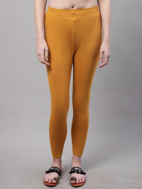yellow cotton leggings - 19409733 - Standard Image - 0