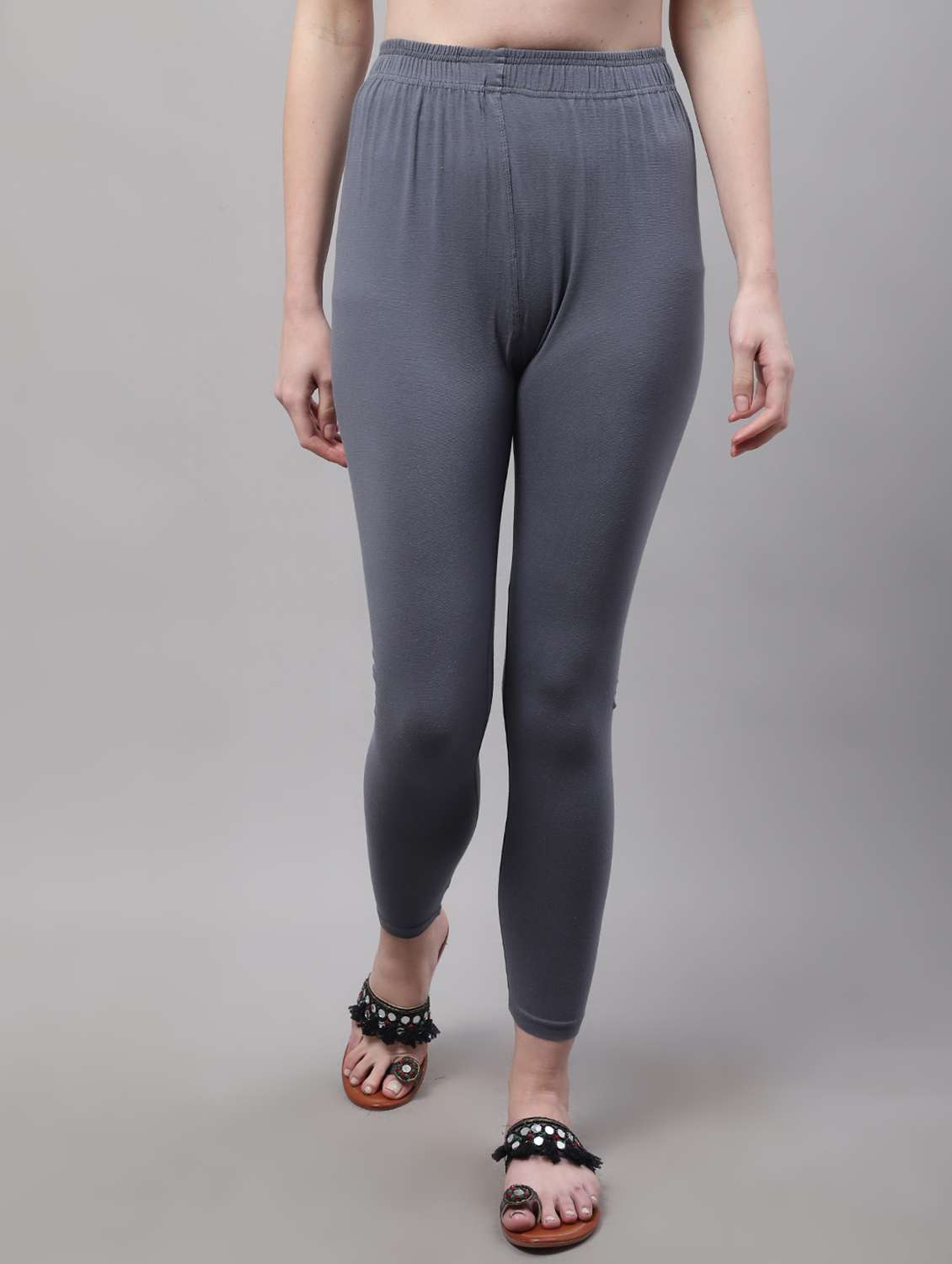 grey cotton leggings