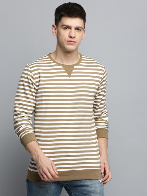 mens striped sweatshirt - 19409768 - Standard Image - 0