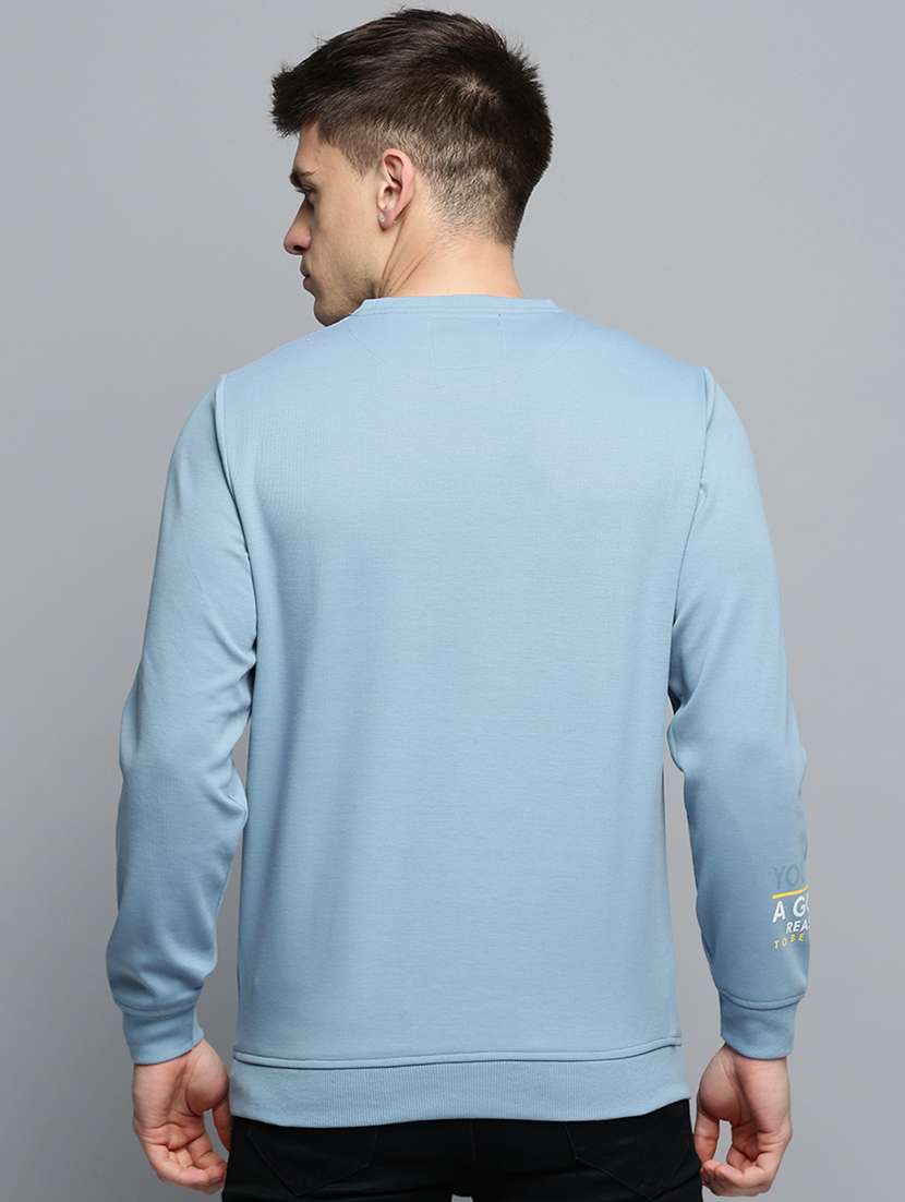 mens front print sweatshirt - 19409794 - Standard Image - 2