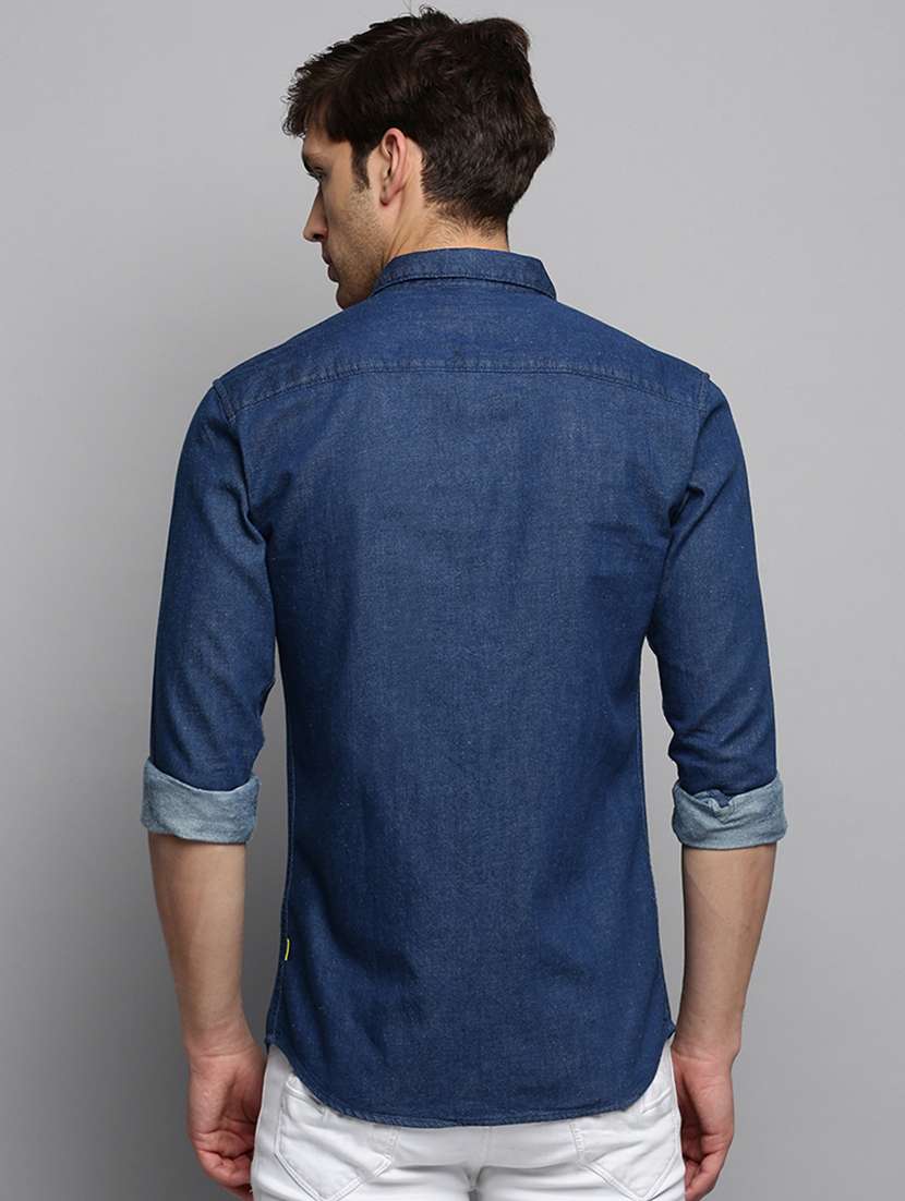 mens self design casual shirt - 19409852 -  Standard Image - 2