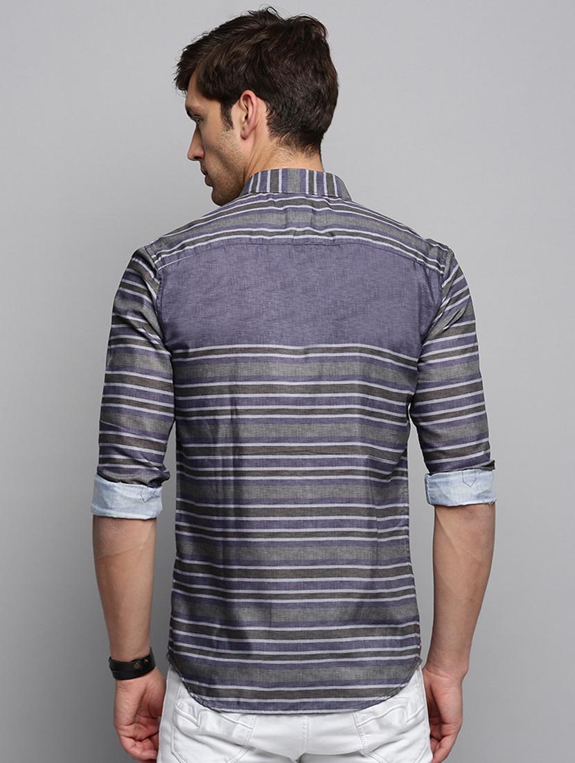 mens stripes casual shirt - 19409865 - Standard Image - 2