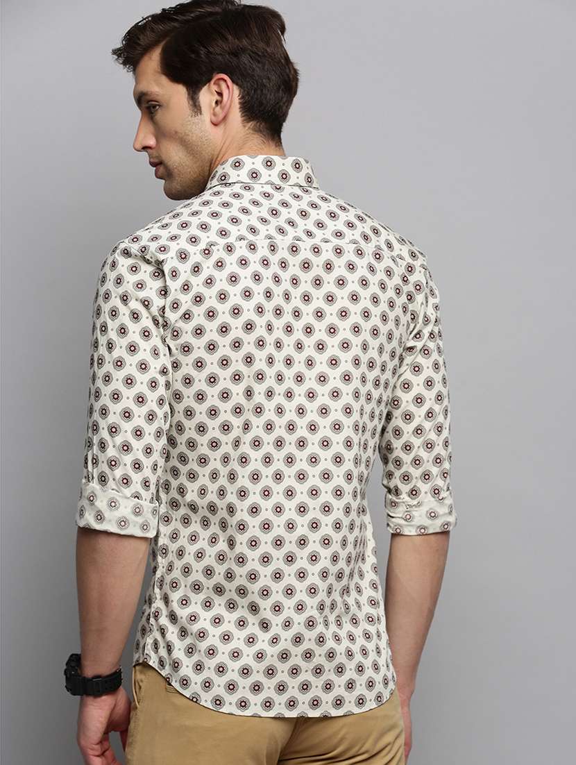 mens printed casual shirt - 19409898 - Standard Image - 2