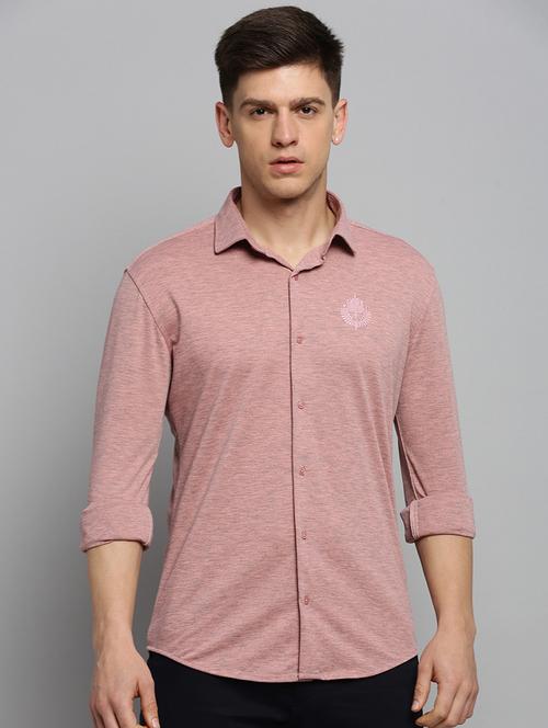 mens solid casual shirt - 19409962 - Standard Image - 0