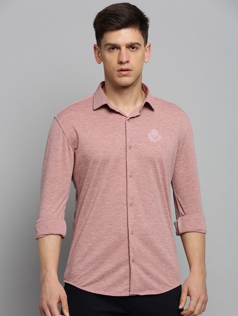 mens solid casual shirt - 19409962 - Zoom Image - 0