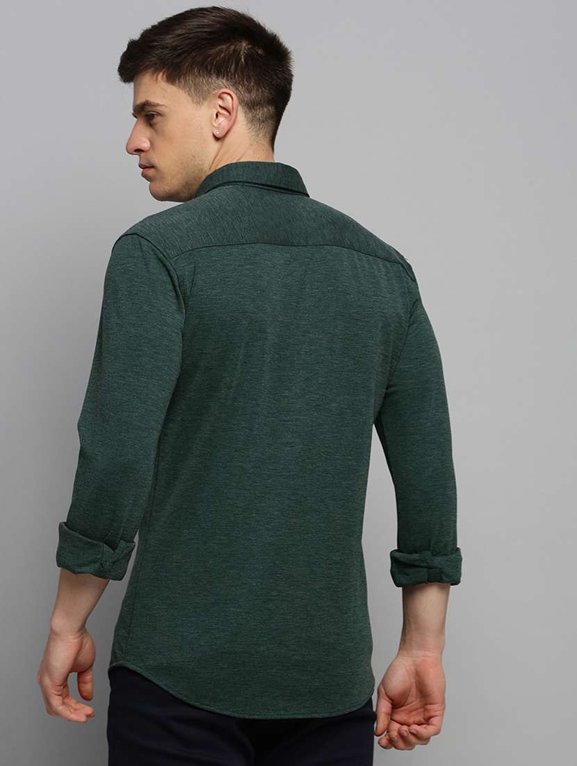 mens self design casual shirt - 19409969 -  Standard Image - 2