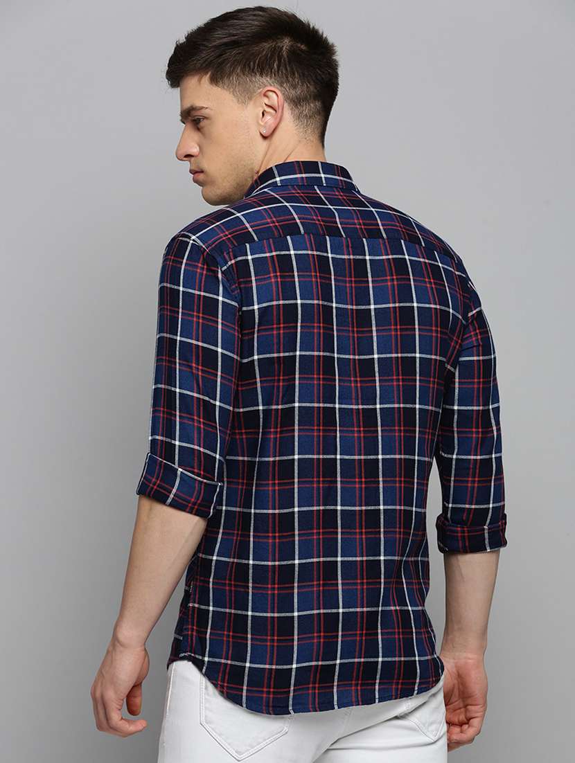 mens checks casual shirt - 19410004 -  Standard Image - 2
