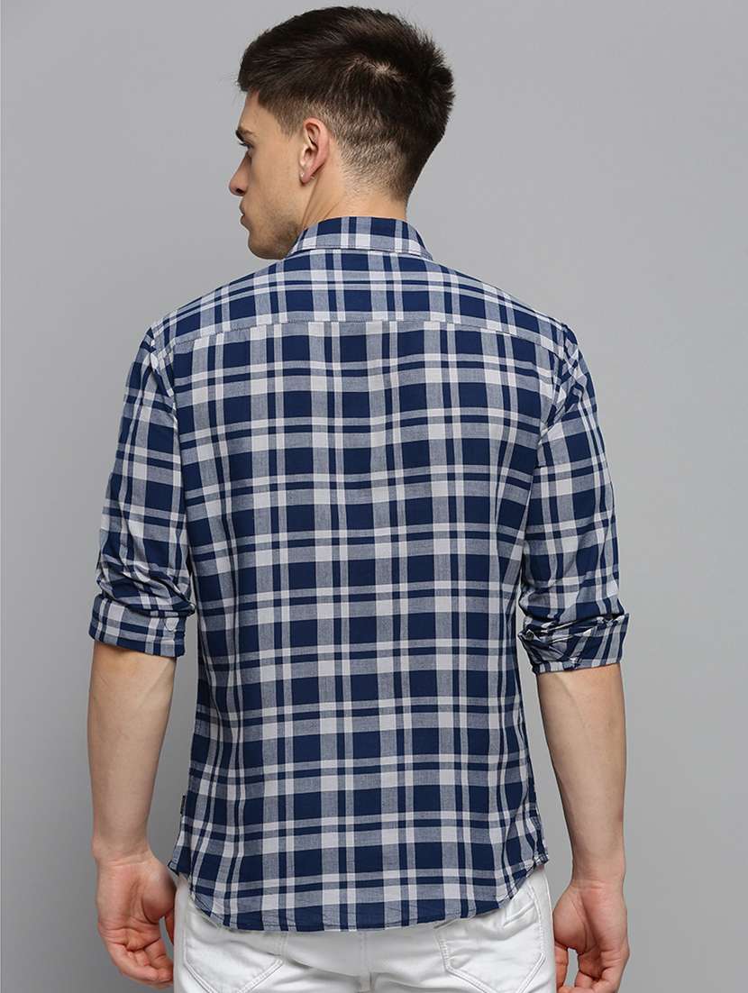 mens checks casual shirt - 19410013 -  Standard Image - 2