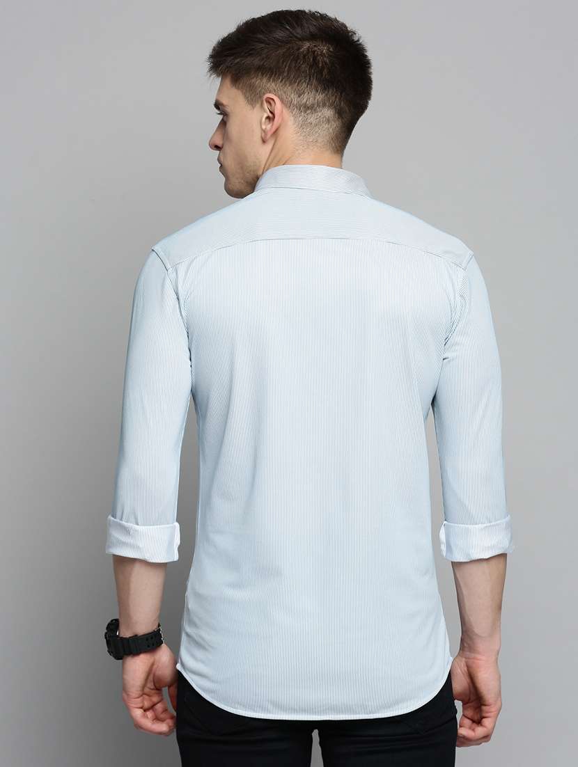 blue cotton casual shirt - 19410039 -  Standard Image - 2