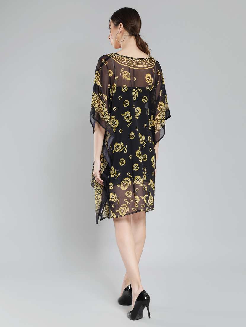 printed polyester kaftan - 19411665 - Standard Image - 2