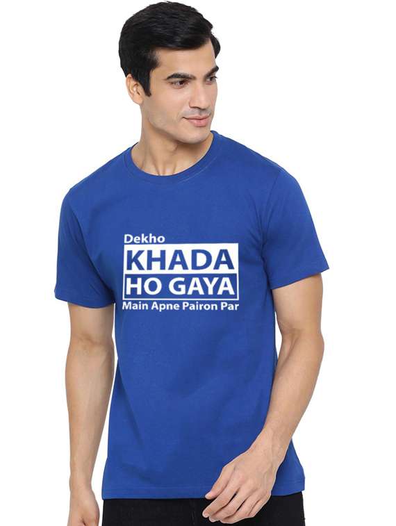 printed cotton regular t-shirt