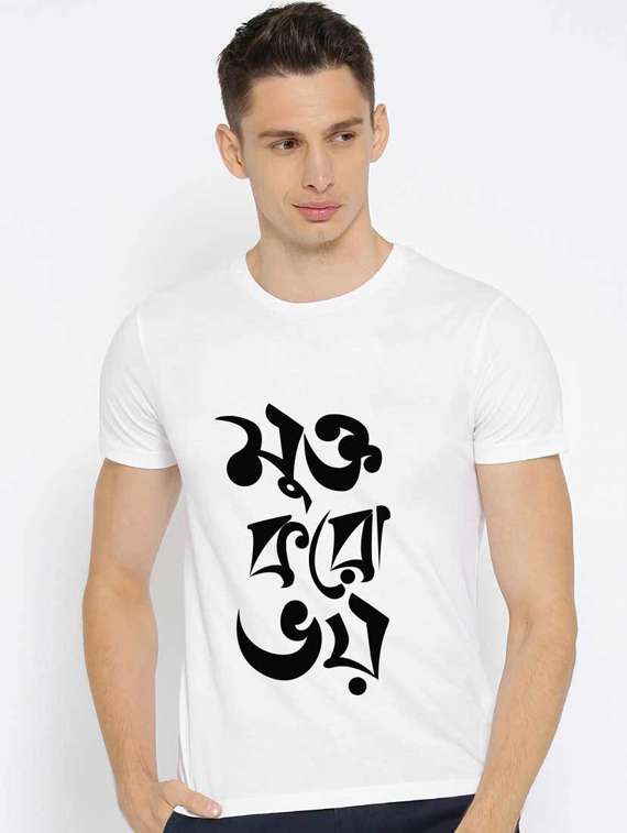 printed cotton regular t-shirt