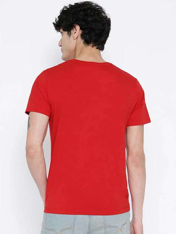 men front print short sleeve t-shirt - 19412023 -  Standard Image - 2