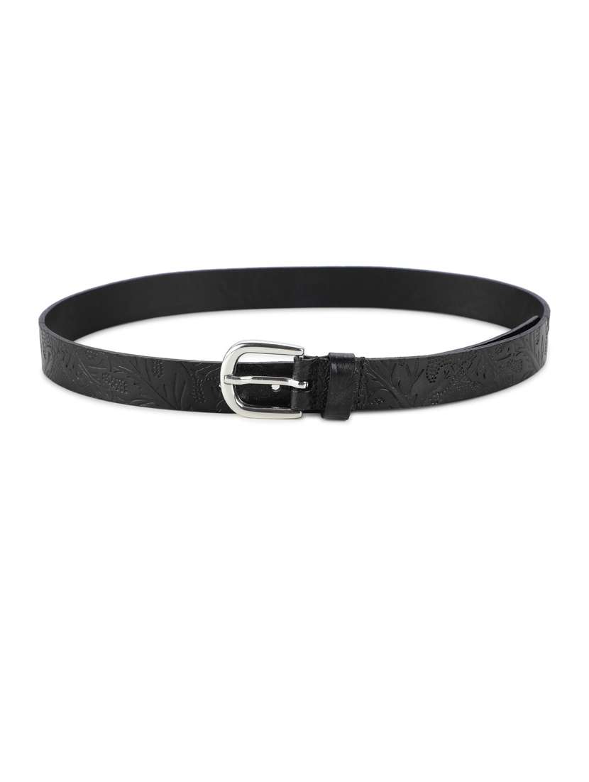 batik pattern embossed belt - 19412050 - Standard Image - 2