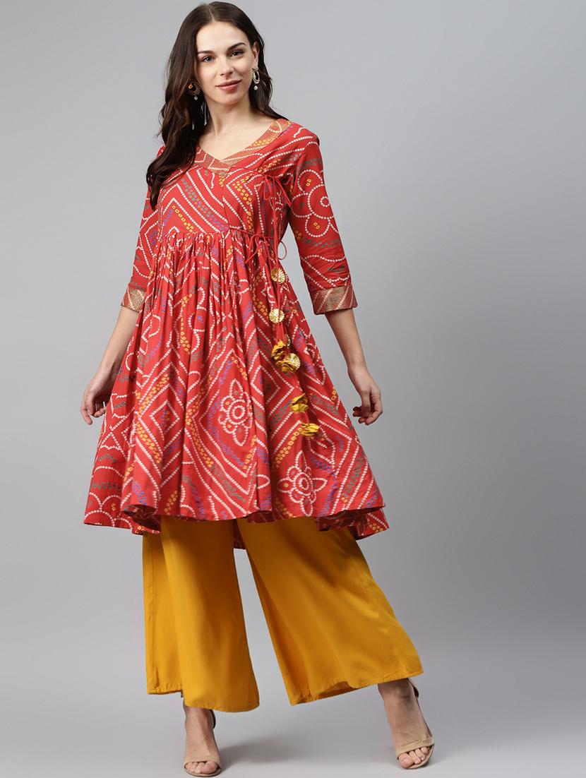 women's angrakha kurta - 19412121 -  Zoom Image - 0