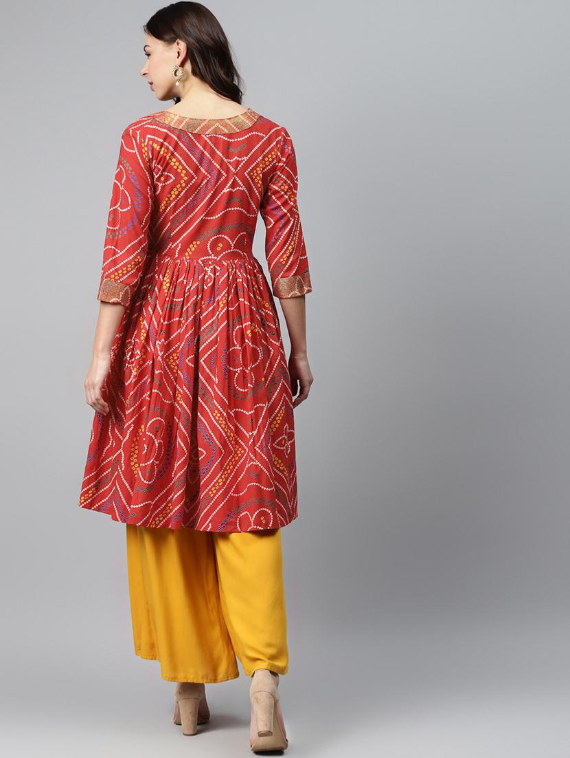 women's angrakha kurta - 19412121 - Standard Image - 2