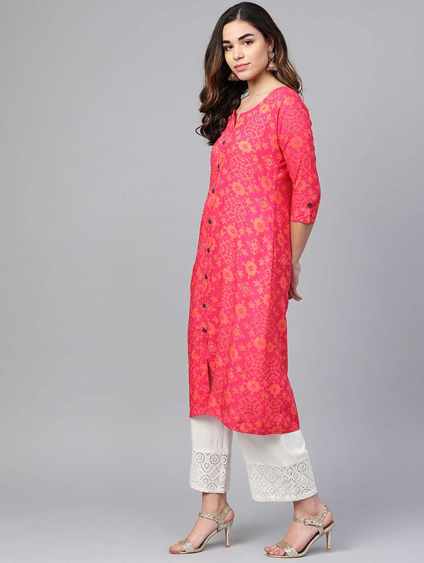 women's front slit kurta - 19412188 -  Standard Image - 2