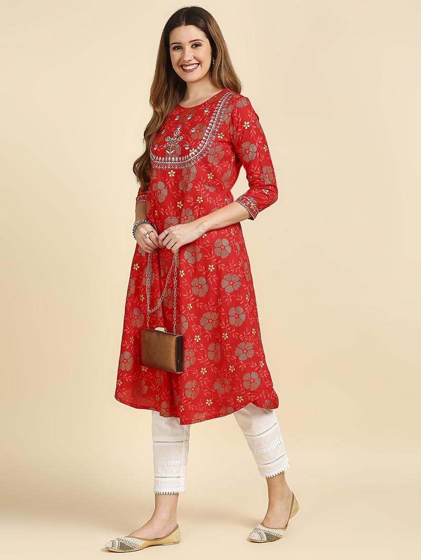 women's a-line kurta - 19412242 - Standard Image - 2
