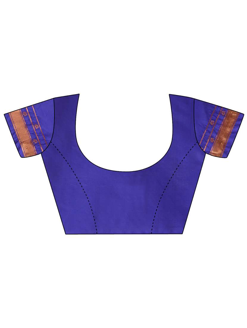 self design banarasi saree with blouse - 19413188 -  Standard Image - 2