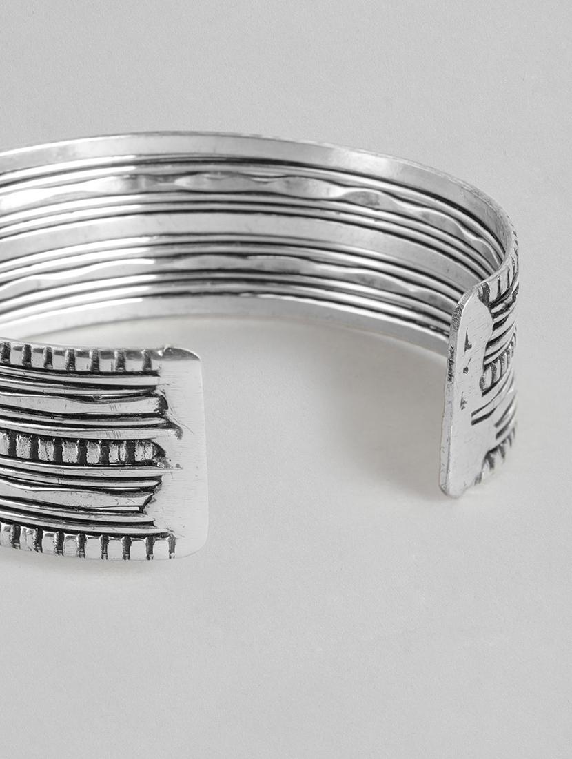 women silver-plated cuff bracelet - 19413424 - Standard Image - 2