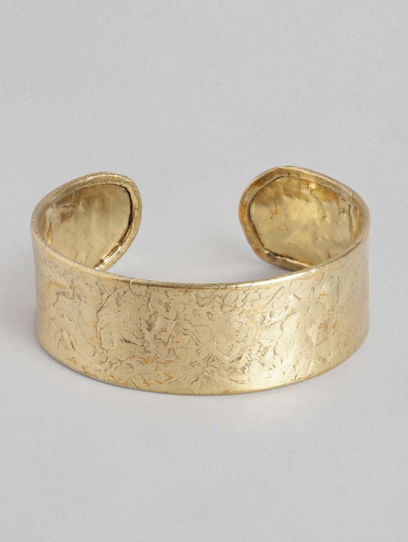 women gold-plated cuff bracelet