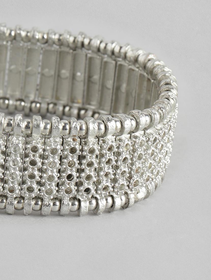 women silver-plated cuff bracelet - 19413453 - Standard Image - 2