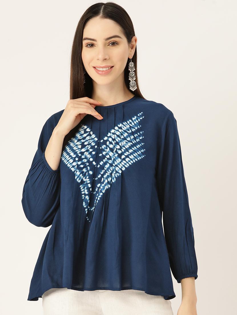 women's a line round neck top - 19414209 -  Zoom Image - 0