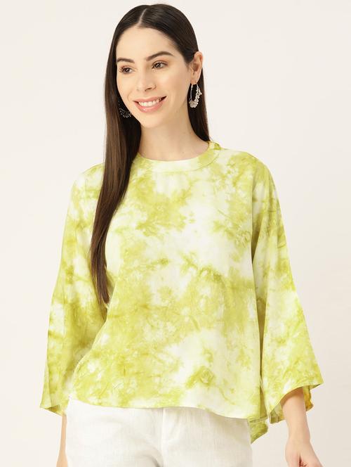 women's a line round neck top - 19414216 - Standard Image - 0