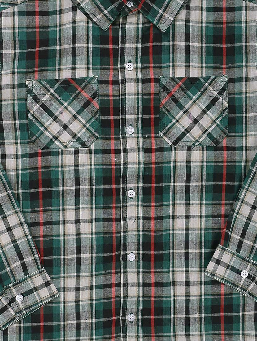 boys checked printed shirt - 19414474 - Standard Image - 2