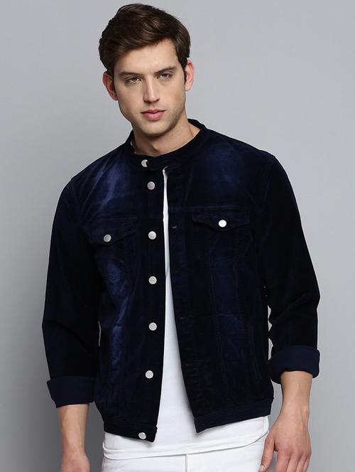solids polyester casual jacket - 19415014 - Standard Image - 0