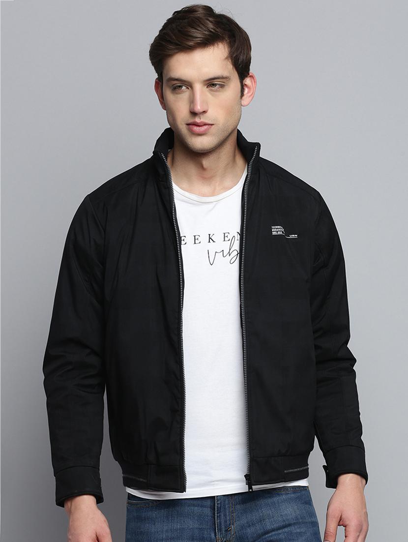 solids polyester casual jacket - 19415042 - Standard Image - 2