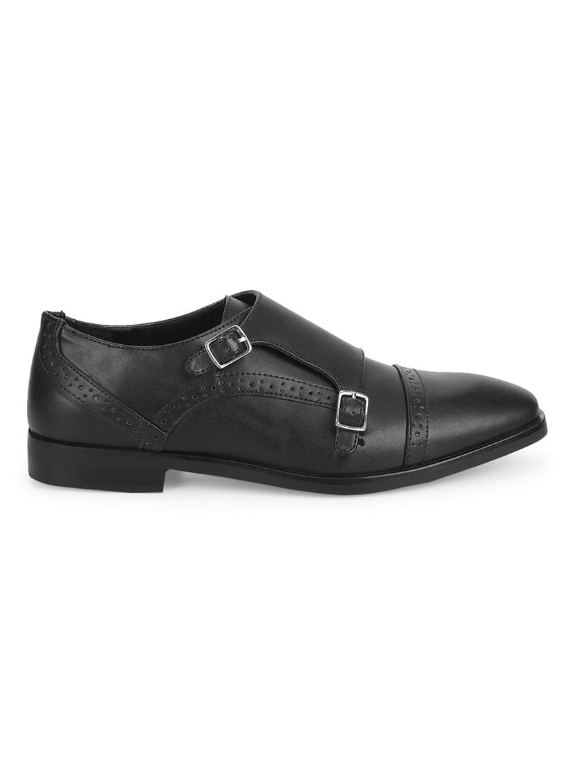 black slip on formal shoes - 19415207 - Standard Image - 2