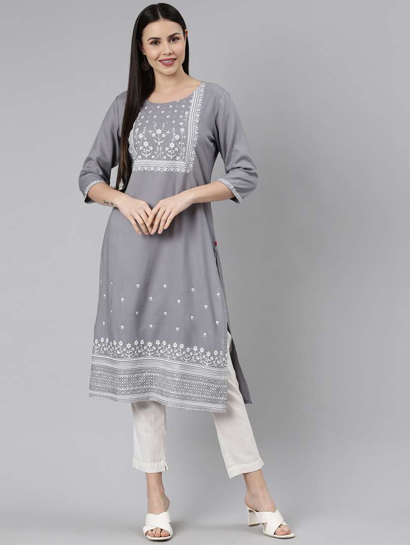women's straight kurta