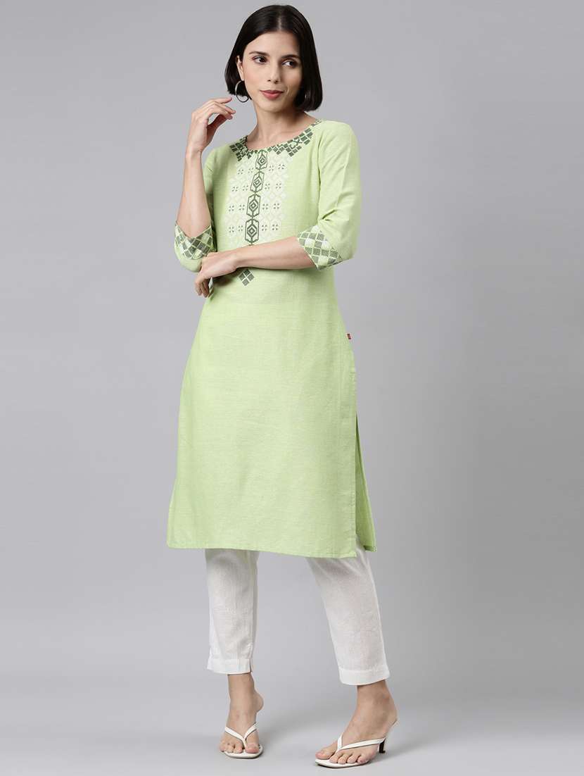 women's straight kurta