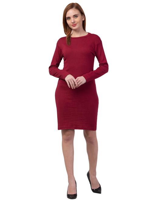 women's bodycon solid dress - 19417227 - Standard Image - 0
