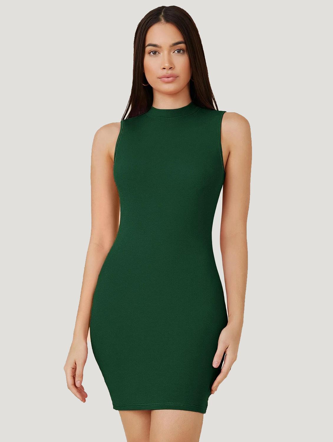women's bodycon solid dress - 19417409 -  Zoom Image - 0