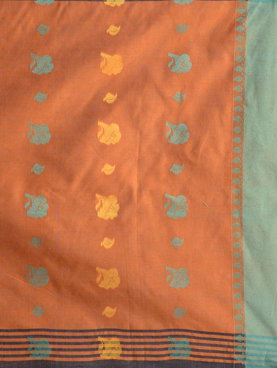 grey cotton handloom saree with blouse - 19417701 -  Standard Image - 2