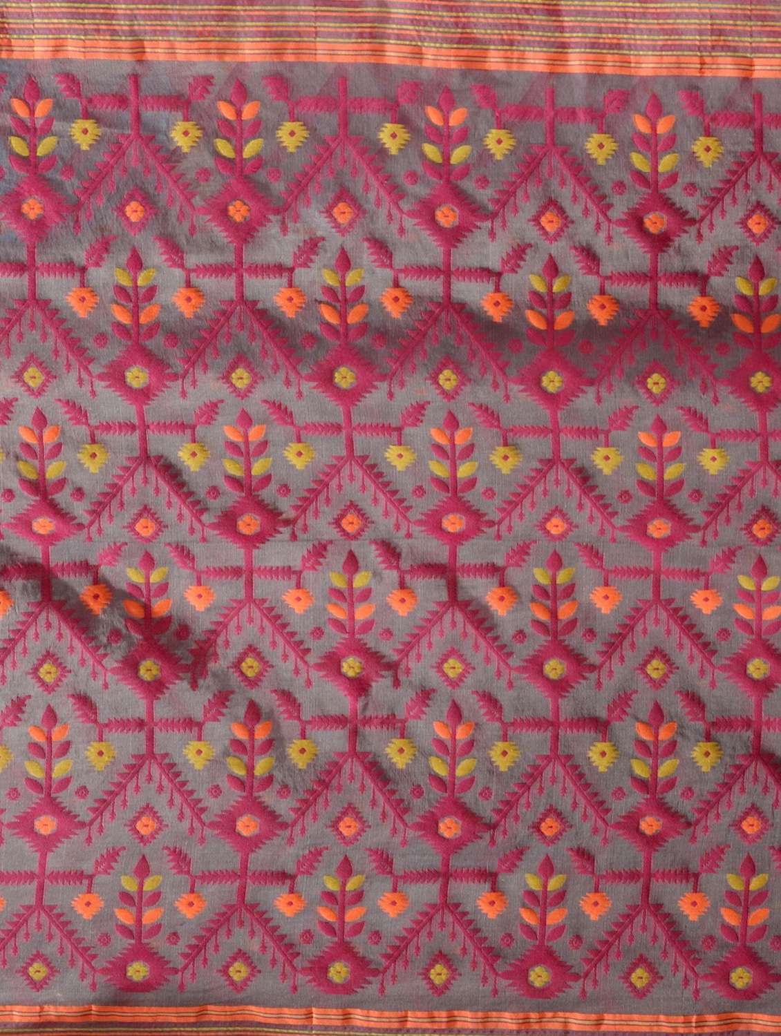 women's self design grey colored saree with blouse - 19417895 -  Standard Image - 2