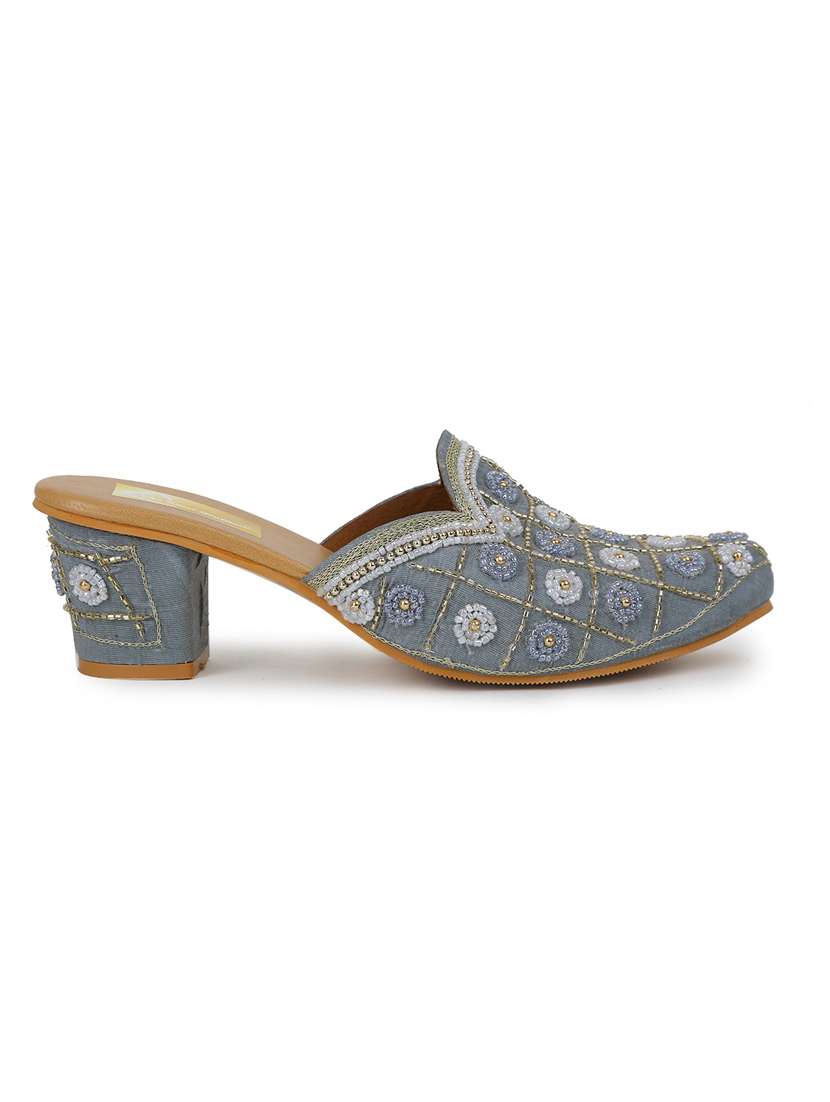 women embellished ethnic sandal - 19418247 -  Standard Image - 2