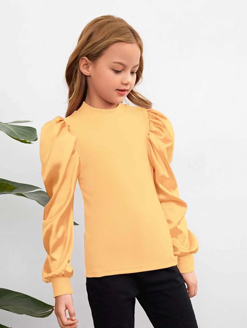 girls round neck top - 19419550 - Standard Image - 2