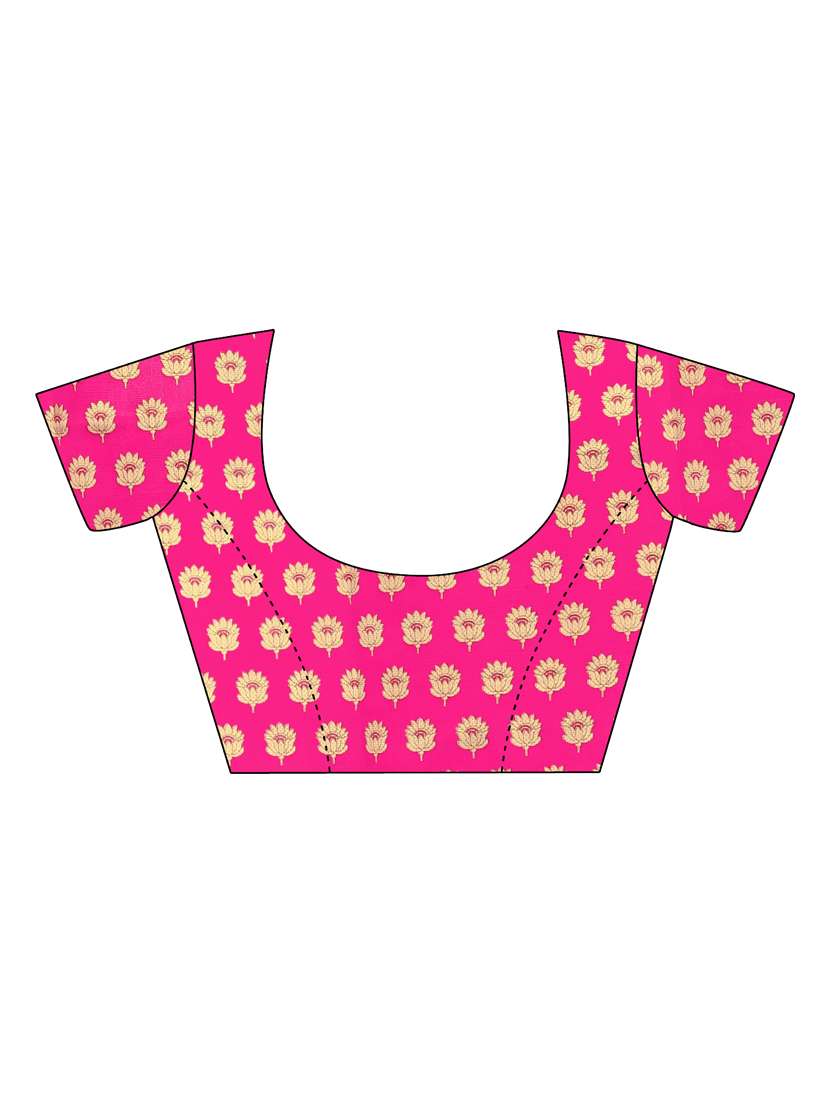 women's floral white colored saree with blouse - 19423895 -  Standard Image - 2