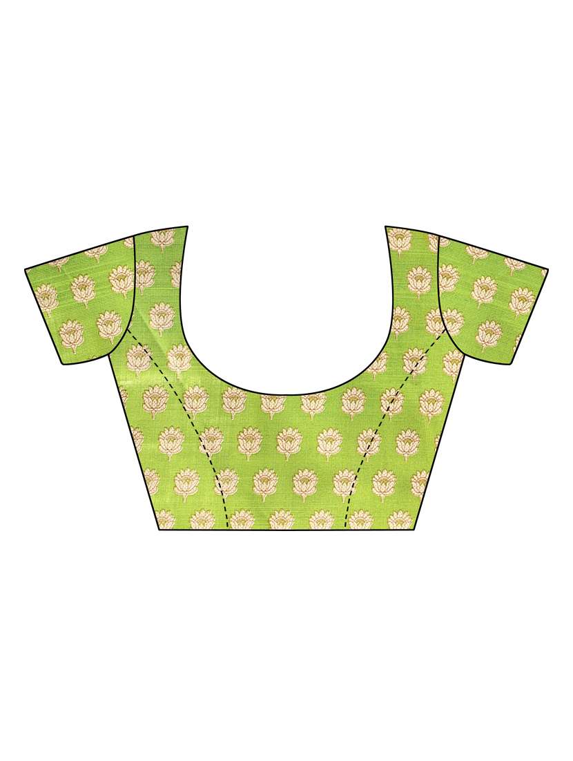 women printed saree  with blouse - 19423924 -  Standard Image - 2