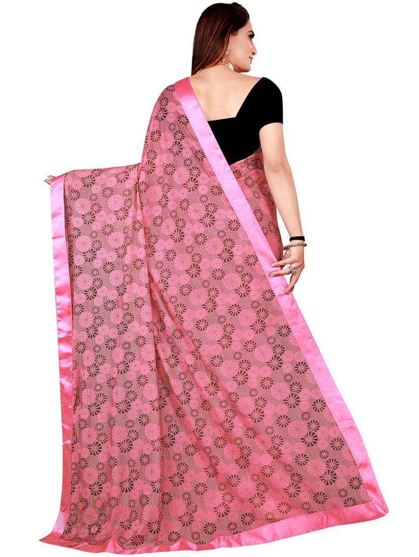 contrast border bollywood saree with blouse - 19429915 - Standard Image - 2