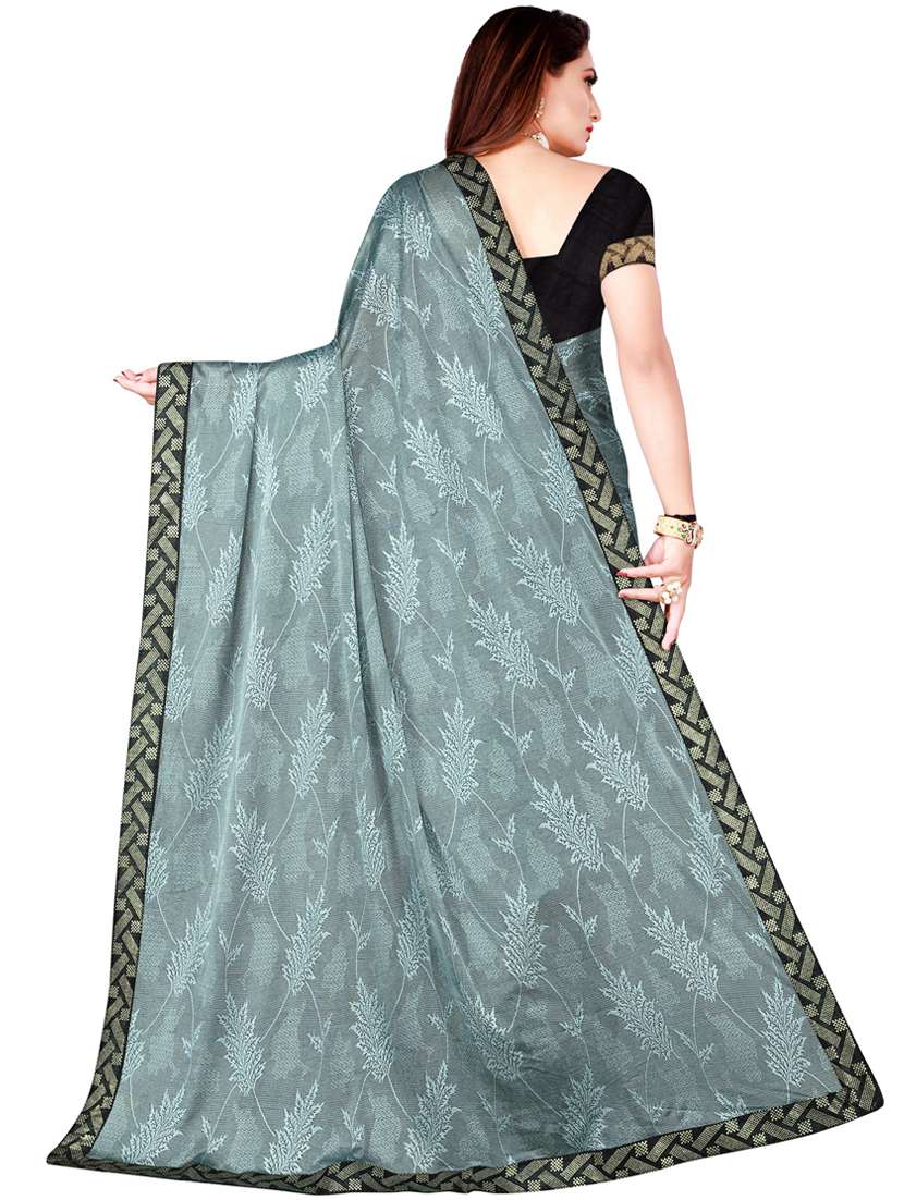 women's bordered royal blue colored saree - 19429933 -  Standard Image - 2