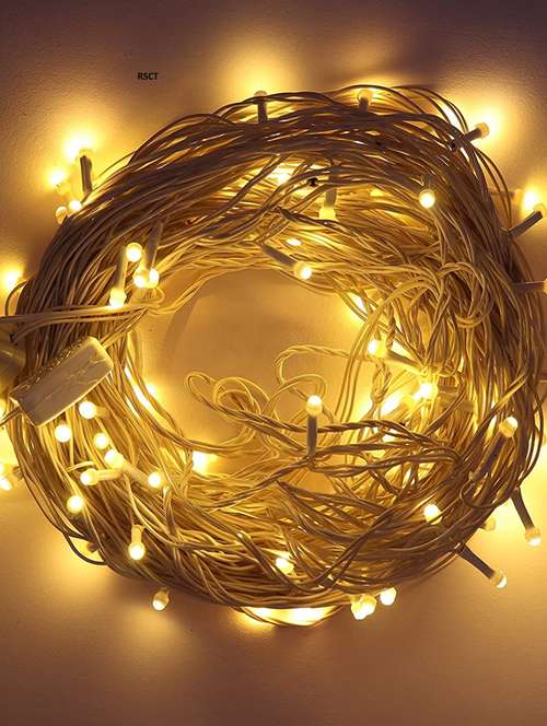 rsct 15 meter  led decorative pixel led string/rice light single colour diwali led ladi string light for home décor (warm white) - 19435268 -  Standard Image - 0