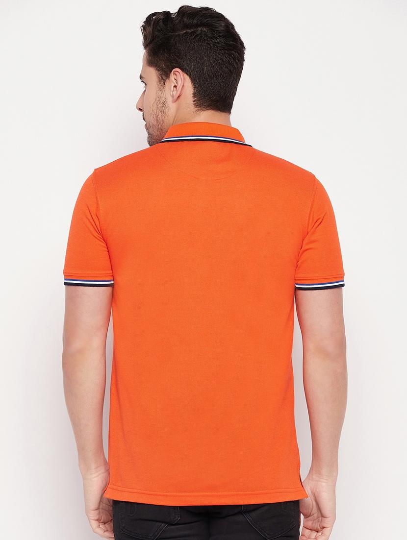 men polo neck plain t-shirt - 19435323 - Standard Image - 2