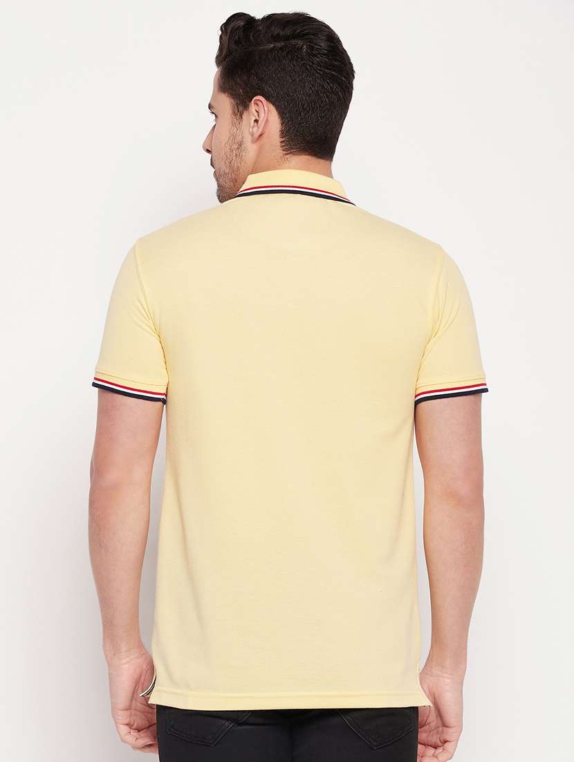 men polo neck plain t-shirt - 19435325 -  Standard Image - 2