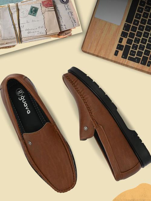 tan tpr slip on loafers - 19435436 - Standard Image - 0